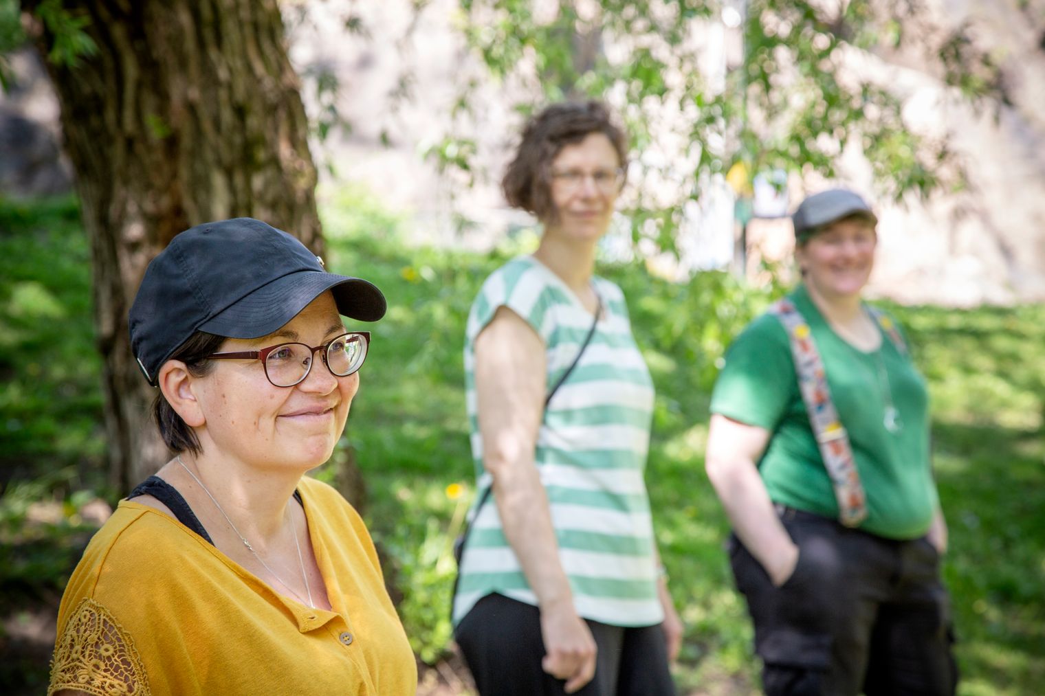 Participants in a community-based art education project